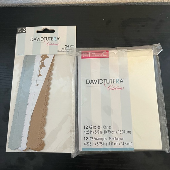 David Tutera Celebrate Stickers, Card & Border Strips Lot - Picture 3 of 6